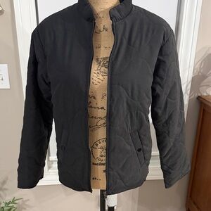 Forever 21 Black Quilted Bomber Jacket